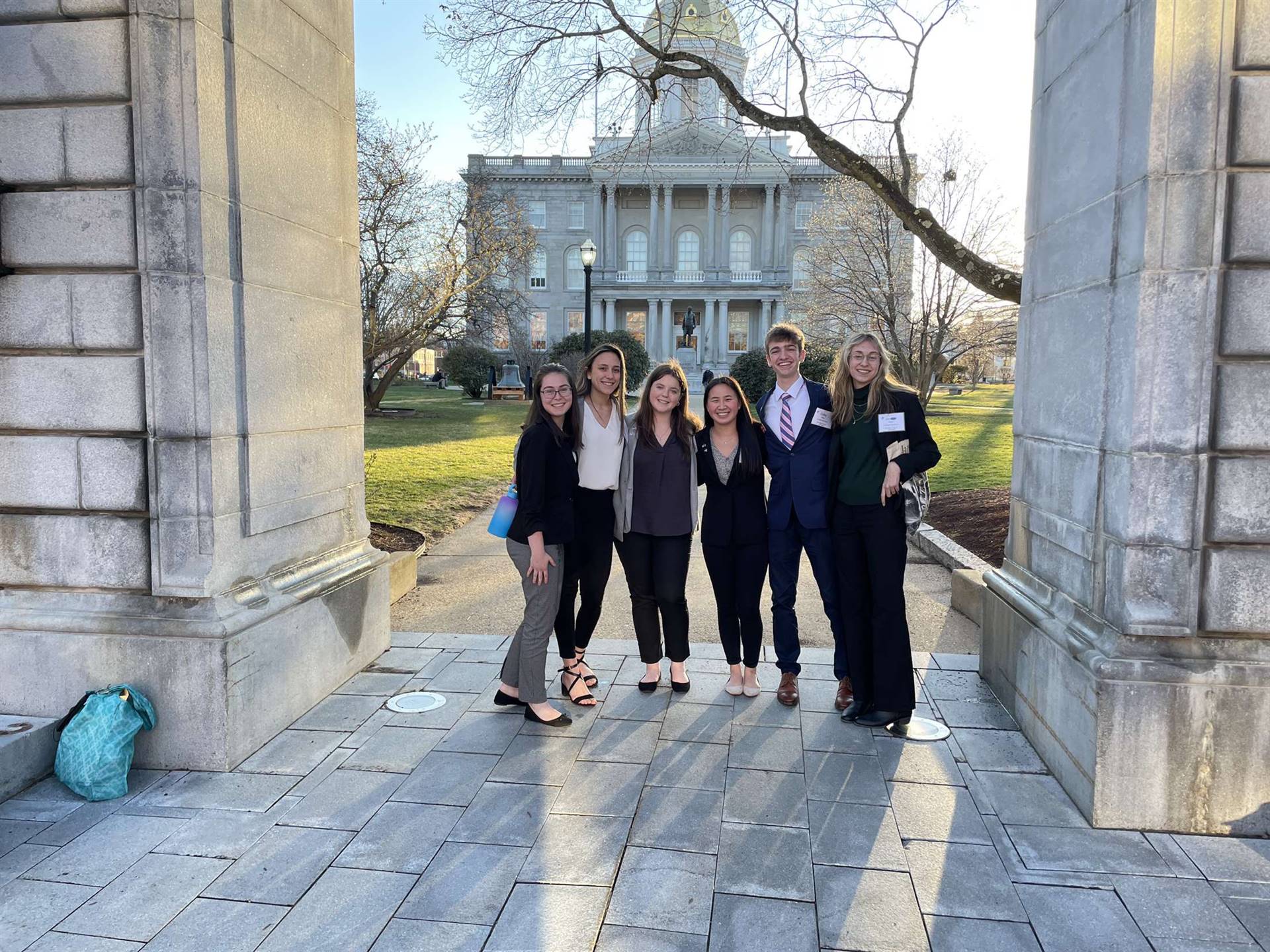 Members in front of the State House 2022-2023