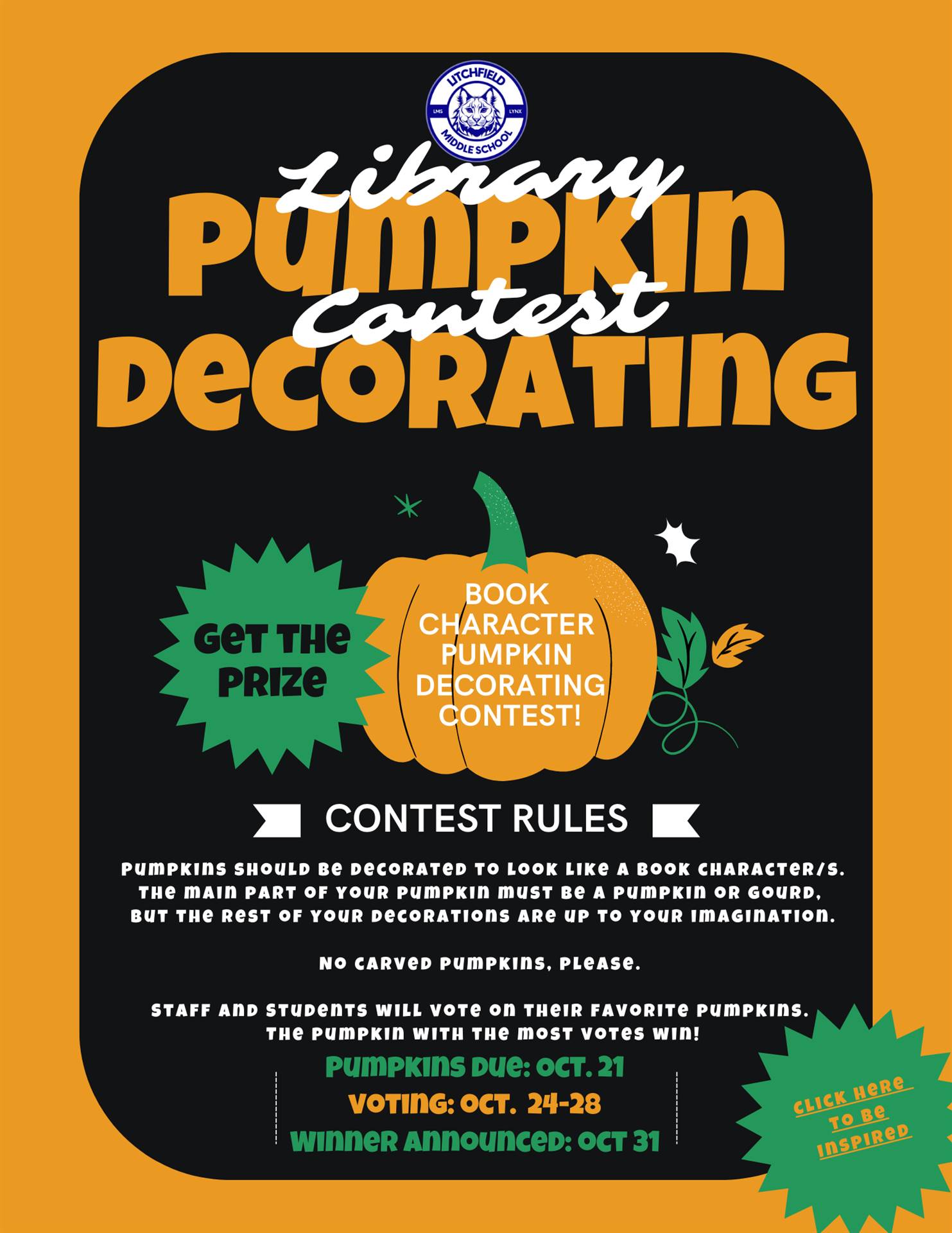 Pumpking decorating contest